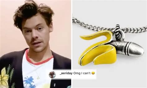 Harry Styles's NSFW Banana Necklace Keeps Making Appearances